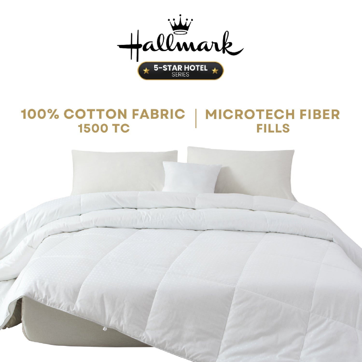 Hallmark 5-Star Hotel Cotton Quilt