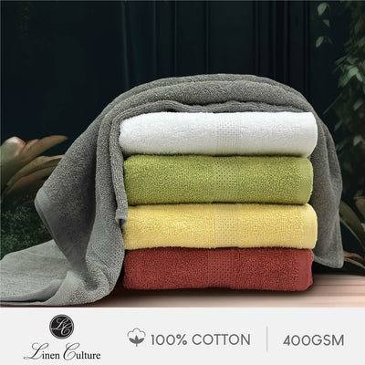 Pure Cotton Bath Towel – 400GSM