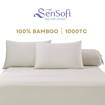 Sensoft Smooth Bamboo Bed Linen - Beige