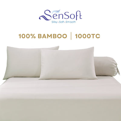 Sensoft Smooth Bamboo Bed Linen - Beige