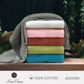 Pure Cotton Bath Towel – 400GSM