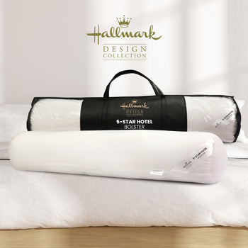 Hallmark 5-Star Hotel Down-Proof Comfy Fiber Bolster
