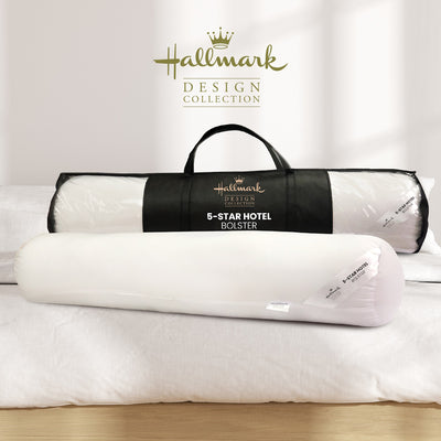 Hallmark 5-Star Hotel Down-Proof Comfy Fiber Bolster