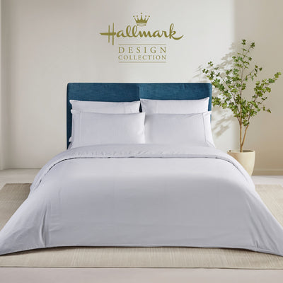 Long-Staple Cotton Bed Sheet – 1200TC Dobby White