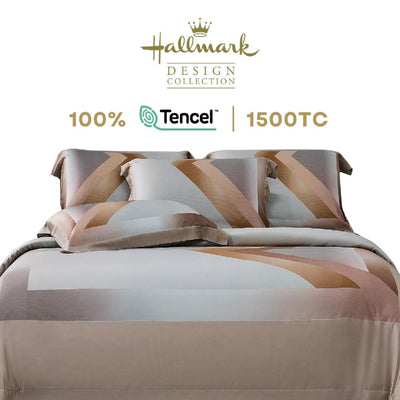 Pure Tencel - 1500TC Chevron Grey