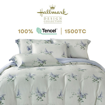 Pure Tencel - 1500TC Floral Blue