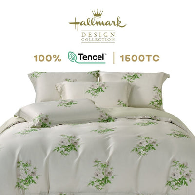 Pure Tencel - 1500TC Floral Green
