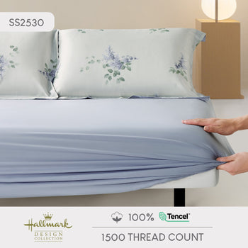 Pure Tencel - 1500TC Floral Blue