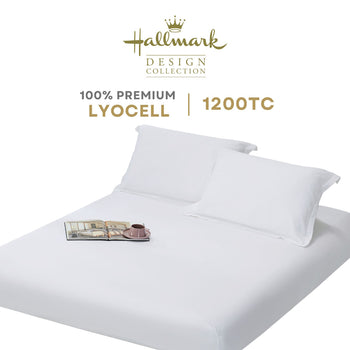 Hallmark Lyocell Fitted Sheet Set - Snow