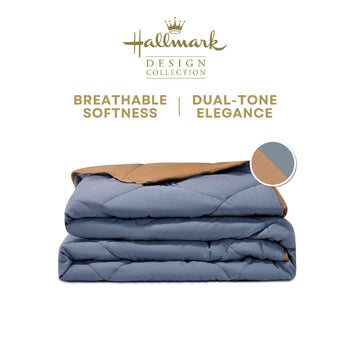 Hallmark Lyocell Comforter Quilt - Deep Blue