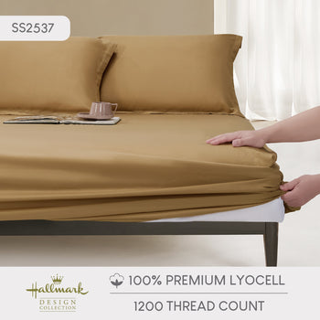 Hallmark Lyocell Fitted Sheet Set - Autumn