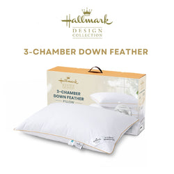Hallmark 3-Chamber Feather Down Pillow