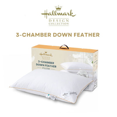 Hallmark 3-Chamber Feather Down Pillow