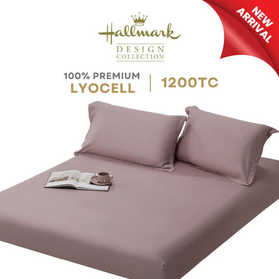Hallmark Lyocell Fitted Sheet Set - Lavender