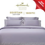 Hallmark Royal Egyptian Cotton Bed Sheet - 1500TC - Purple Lace