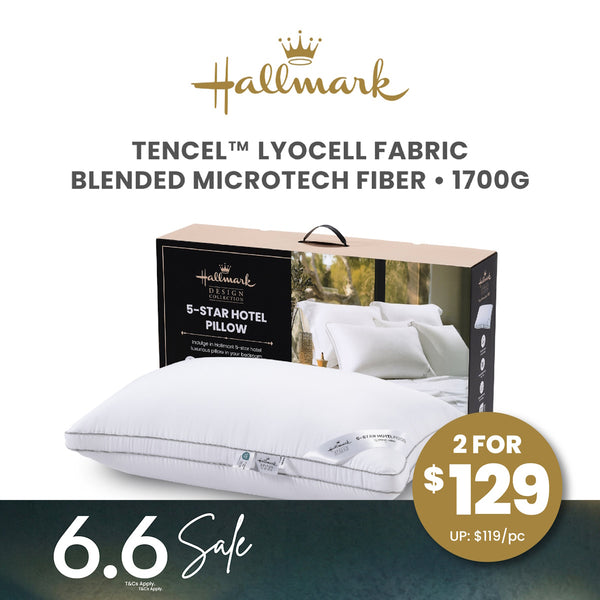 Hallmark 5-Star Hotel Comfy Fiber Pillow