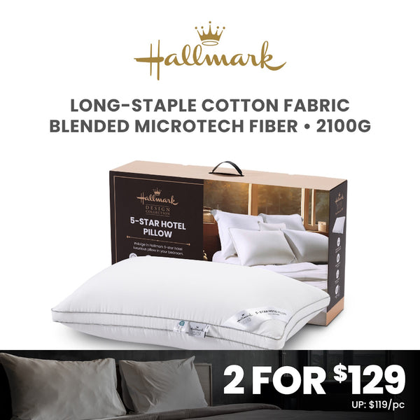 Hallmark 5-Star Hotel Comfy Fiber Pillow