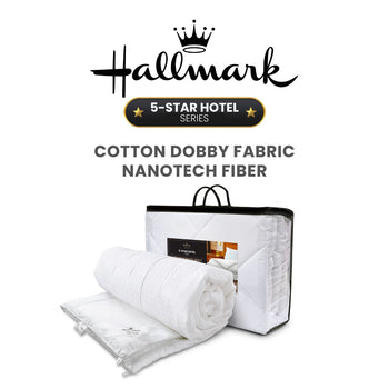 Hallmark 5-Star Hotel Down-Proof Dobby Comfy Fiber Quilt