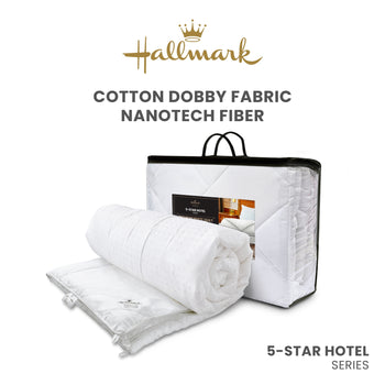 Hallmark 5-Star Hotel Down-Proof Dobby Comfy Fiber Quilt