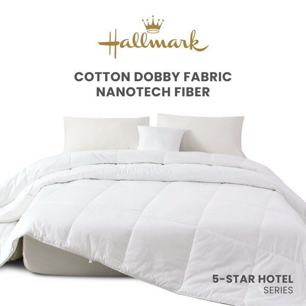 Hallmark 5-Star Hotel Down-Proof Dobby Comfy Fiber Quilt