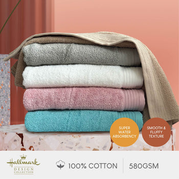 Sensoft Sponge Bath + Hand + Face Towel Set