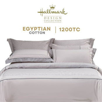 Hallmark Royal Italian Design Bed Sheet with Beige Color